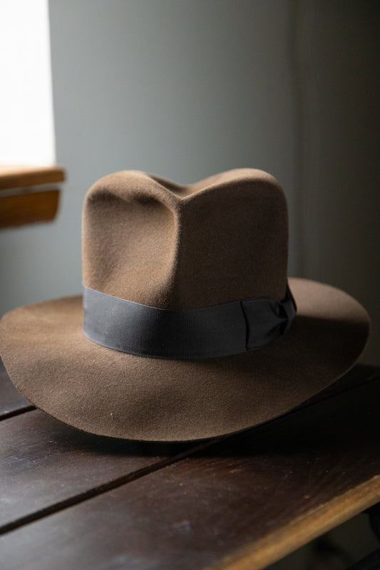 Raiders of The Lost Ark style Indiana Jones Fedora Nutmeg Color