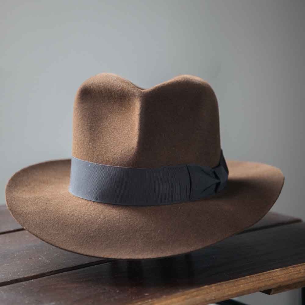 Raiders of The Lost Ark style Indiana Jones Fedora Nutmeg Color