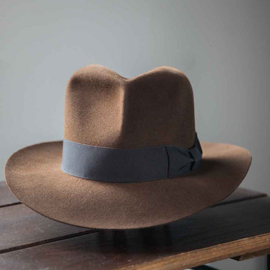 Raiders of The Lost Ark style Indiana Jones Fedora Nutmeg Color
