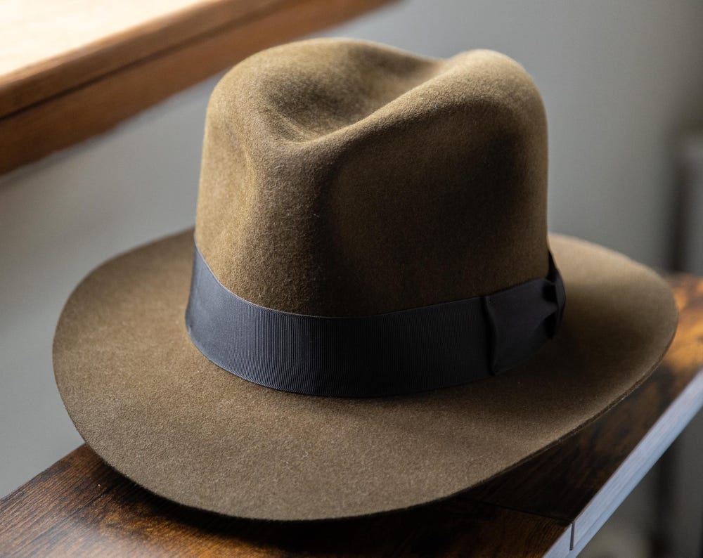 Temple of Doom style Indiana Jones Fedora